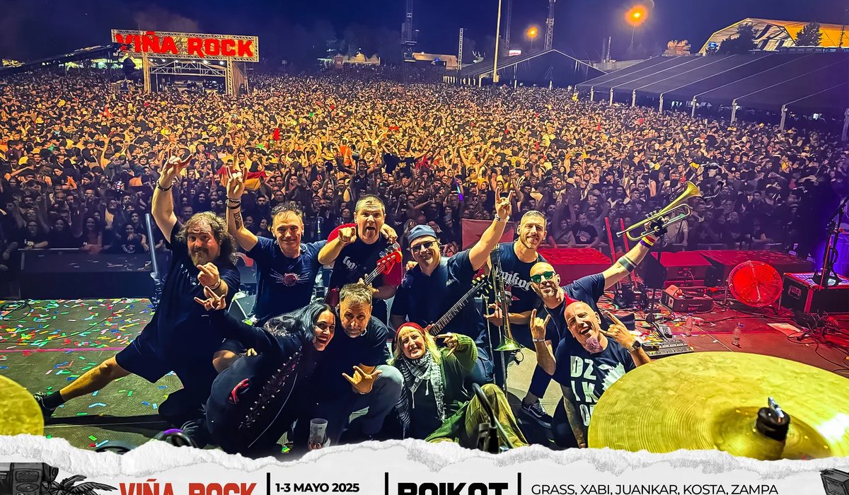 Występ z Boikot na scenie Viña Rock